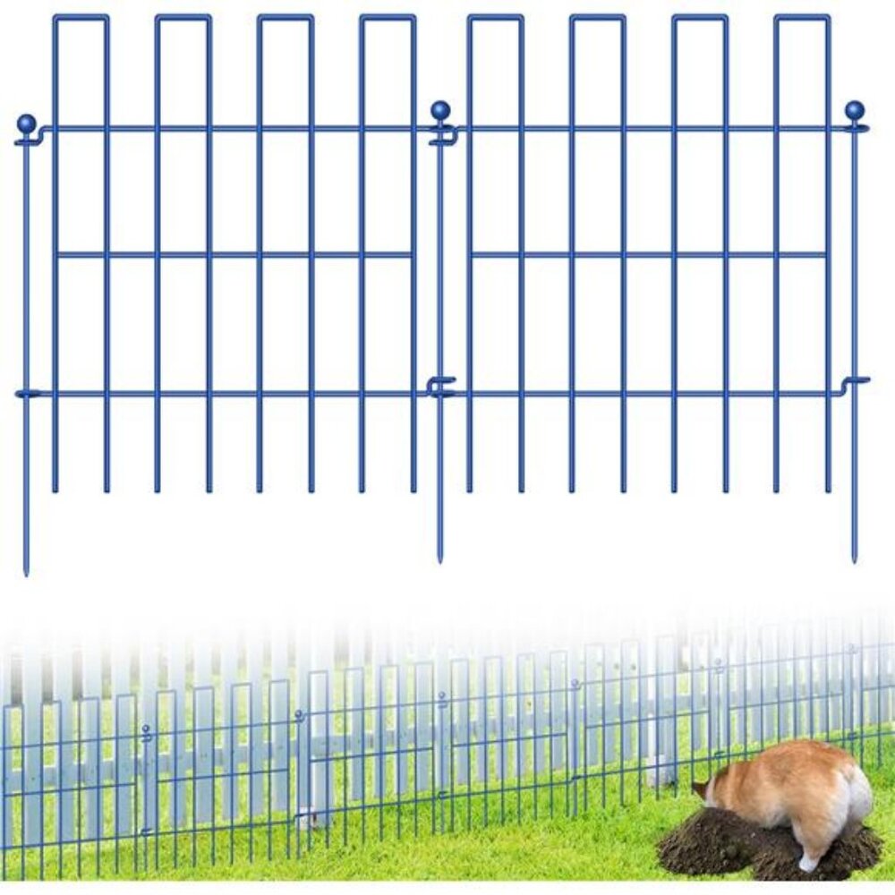 Garden Fence Animal Barrier, Animal Barrier Fence 10.8 ft(L)×17 in(H), 1.7in